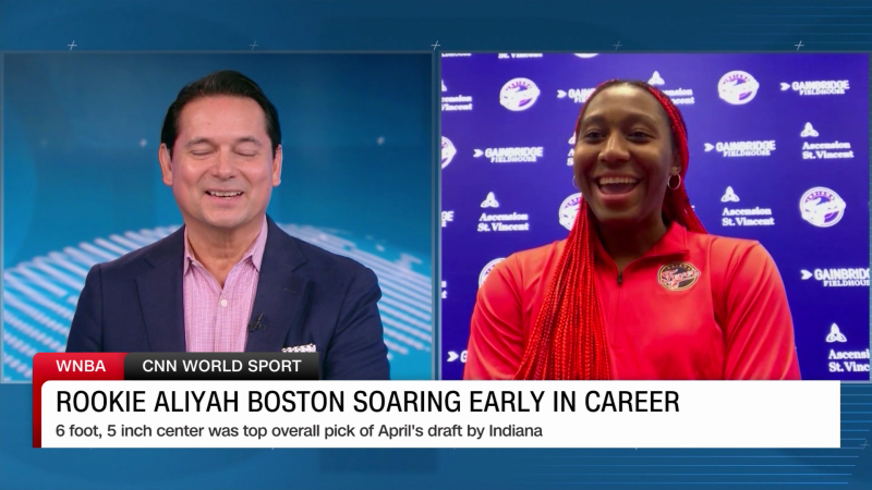WNBA rookie sensation Aliyah Boston joins World Sport | CNN