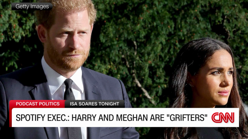 Spotify executive: Harry and Meghan are “grifters” | CNN