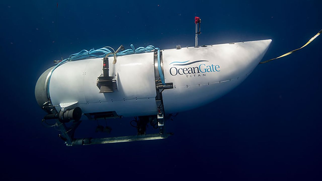 An undated file photo of OceanGate's Titan submersible.