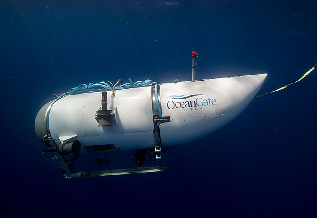 An undated file photo of OceanGate's Titan submersible.