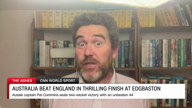 Australia beat England in thrilling finish at Edgbaston  | CNN
