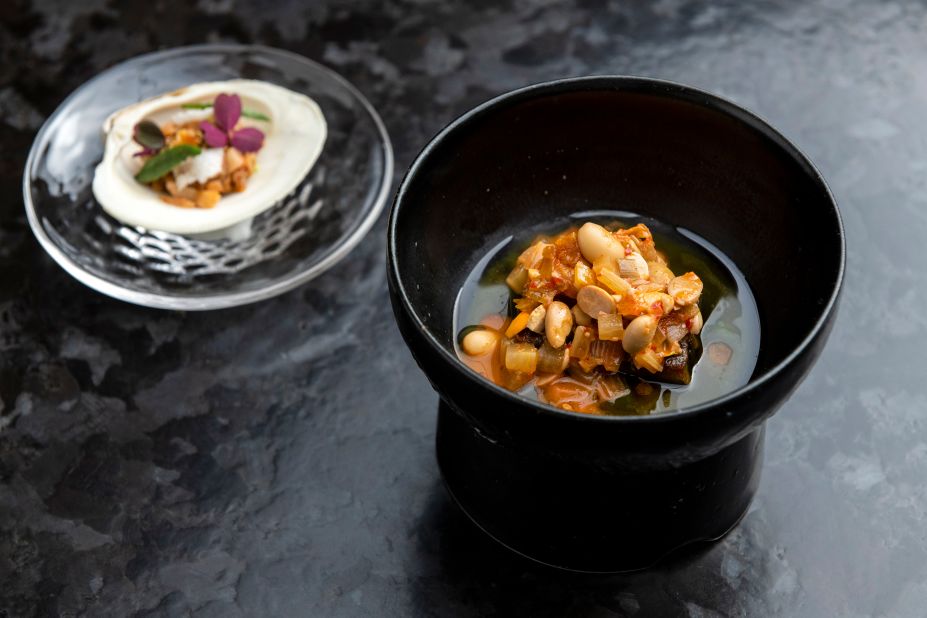 <strong>8. Atomix (New York City):</strong> Giving the United States its highest ranking this year, Atomix provides a powerhouse experience from a 14-seat basement counter spot on the edge of Koreatown in Manhattan.