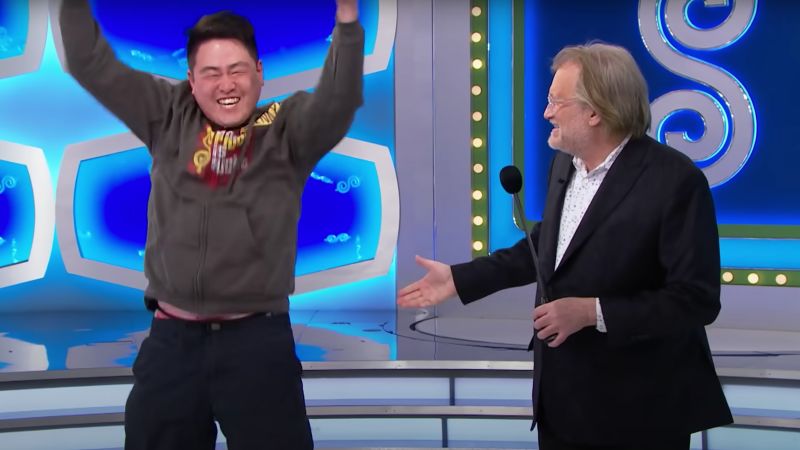 Celebration fail leads to injury for game show winner | CNN Business