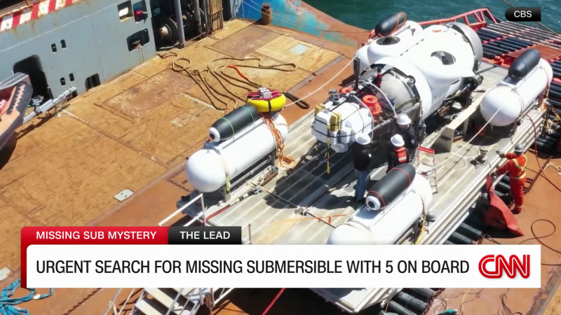 The U.S Coast Guard says there are fewer than 40 hours of breathable air left in the submersible that’s missing with five on board | CNN