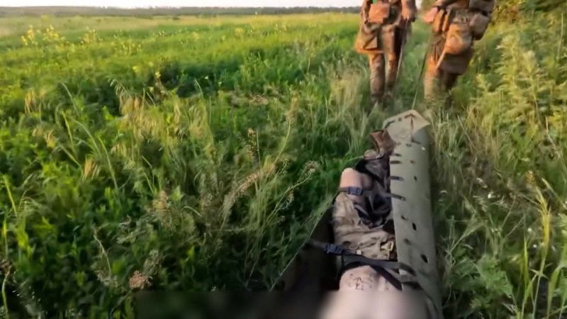 Video: Ukrainian sniper shares new video of injured fighter ‘torn apart by an explosion’ | CNN