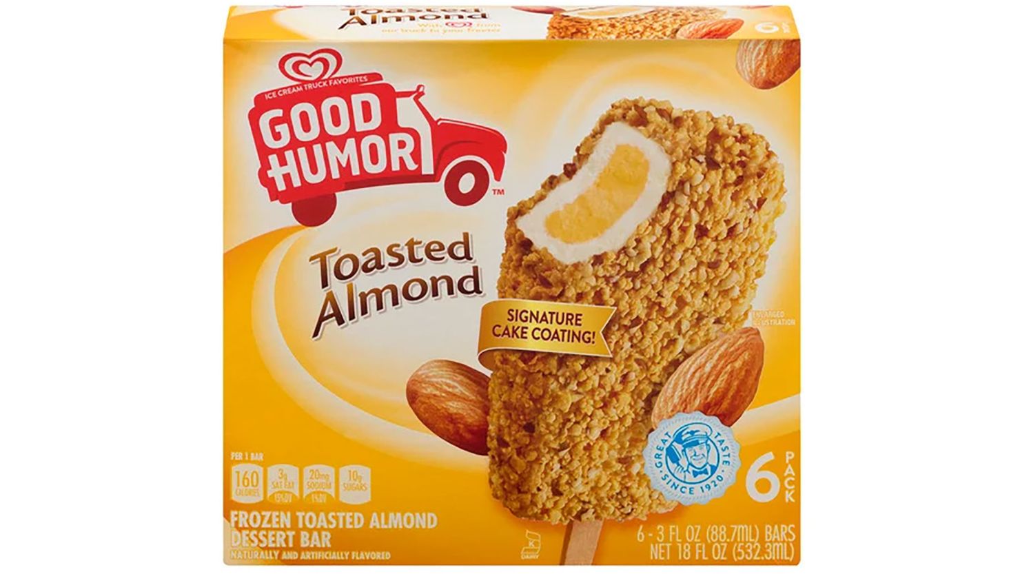 Good Humor no longer makes the Toasted Almond bar. 