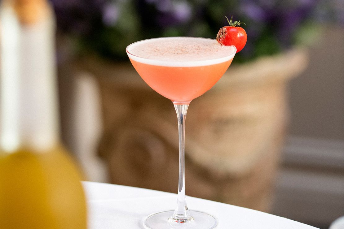 A Tomatini cocktail pictured at LPM.