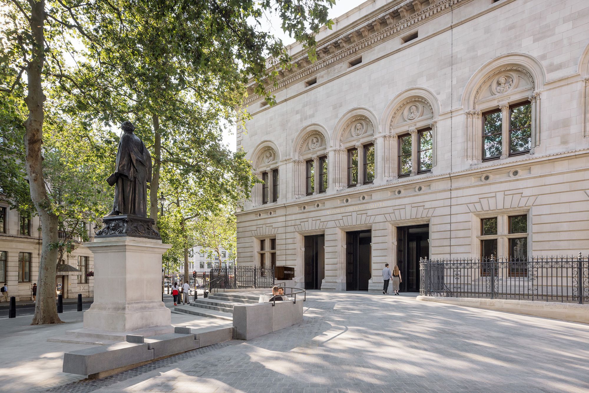 The National Portrait Gallery reopens after a three year remodel.