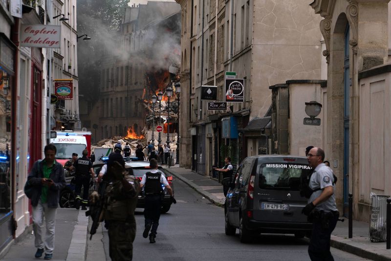 Gas Explosion in Paris Injures Dozens and Prompts Emergency Response