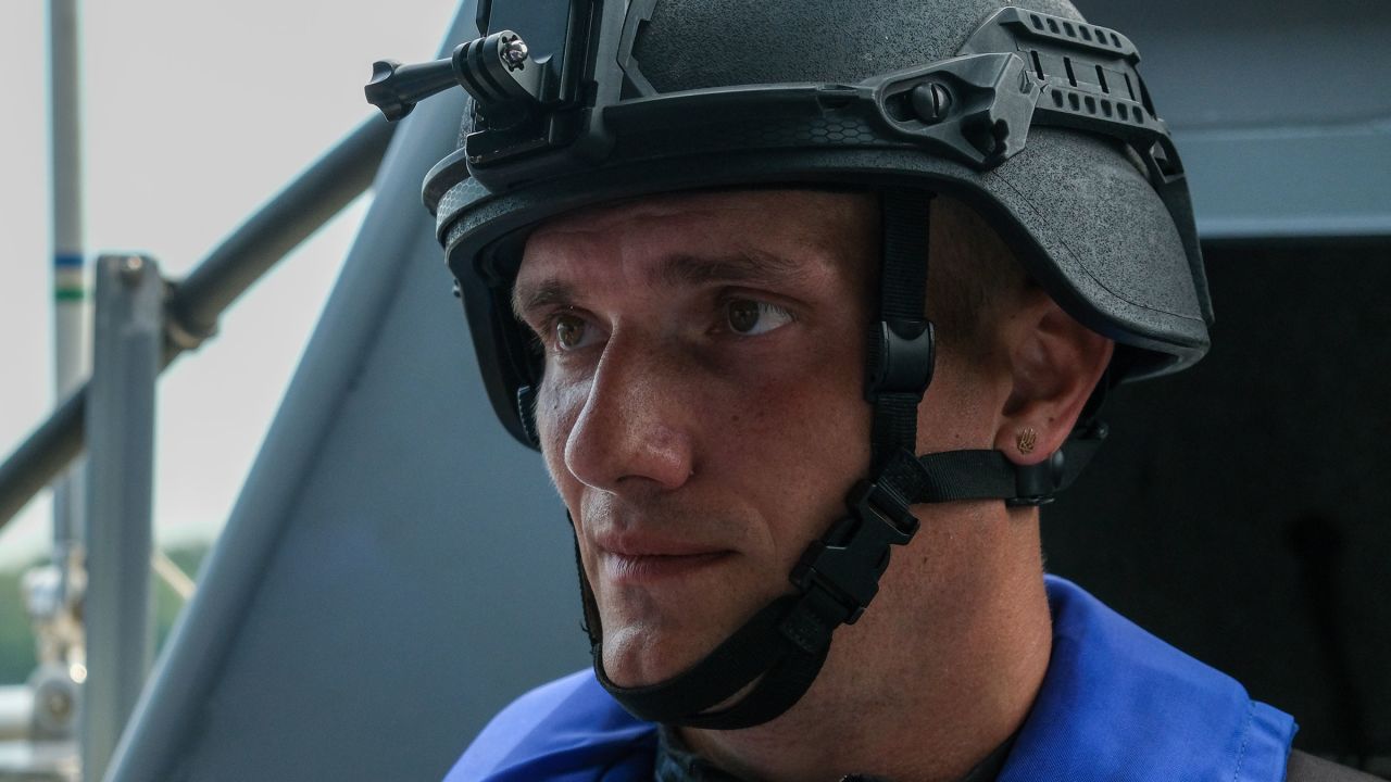 Captain Anton says his men not only secure the river but take part in air defense operations, defending cities like Kyiv from drone attacks.