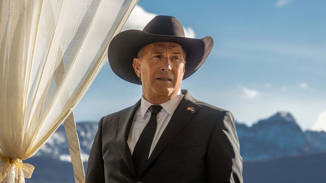 CBS is airing reruns of "Yellowstone," starring Kevin Costner, as a stopgap measure because of the strikes.