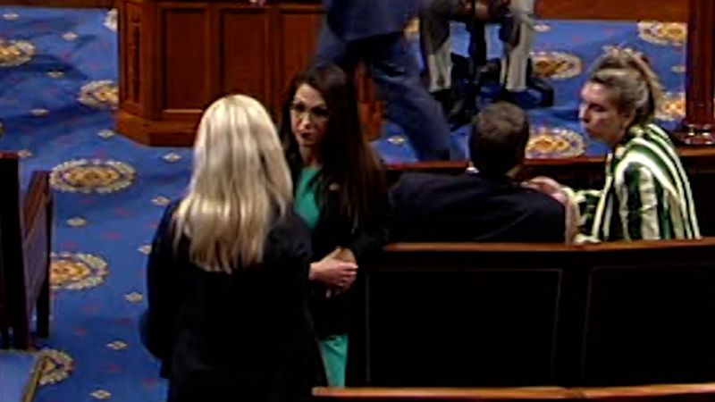 Video: Marjorie Taylor Greene lashed out at Boebert on the House floor. Hear how Boebert responded | CNN Politics