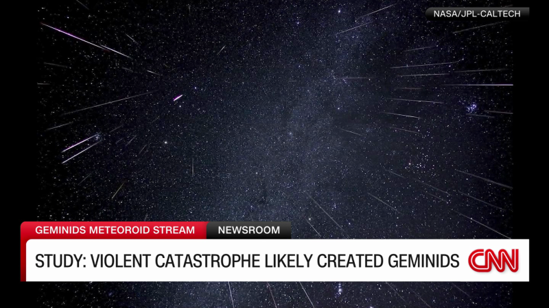 A violent collision likely created the Geminids meteor shower | CNN