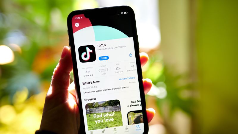 NextImg:TikTok acknowledges some US creator data may be stored in China | CNN Business