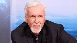 Director James Cameron at the TCL Chinese Theatre in Los Angeles, California, on January 12, 2023.