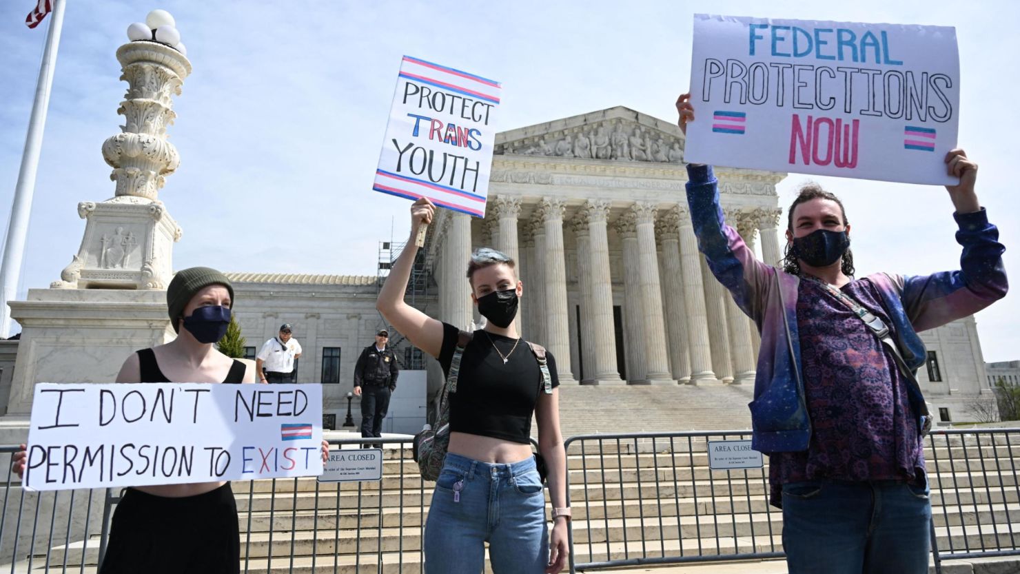 Activists transgender Supreme Court 0401