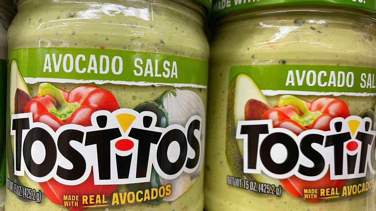 Tostitos avocado salsa is seen in a Georgia retail store in May 2022.