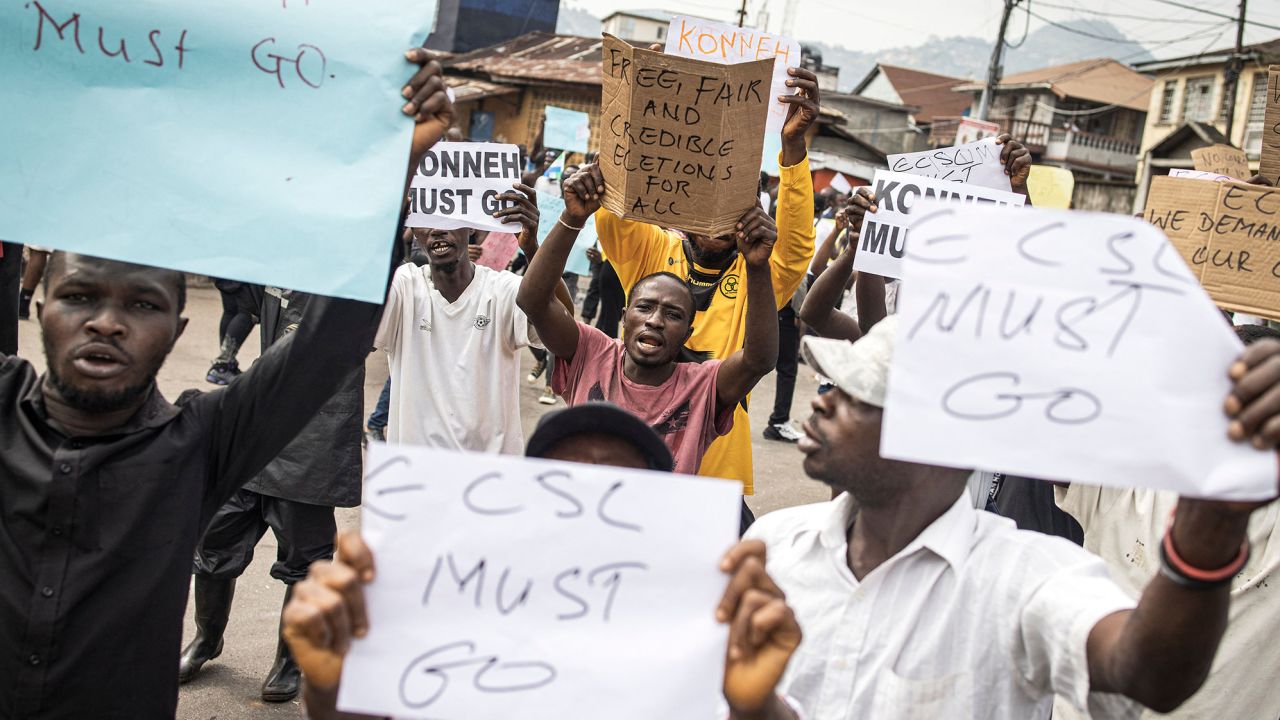 Sierra Leone Tensions mount ahead of highstakes elections CNN