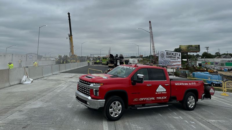 NextImg:Can we borrow your dryer? Raceway gets unusual request to help with I-95 reconstruction | CNN