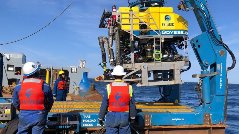 NextImg:A robot is combing the sea floor for debris from the Titan submersible implosion as a multinational investigation begins | CNN