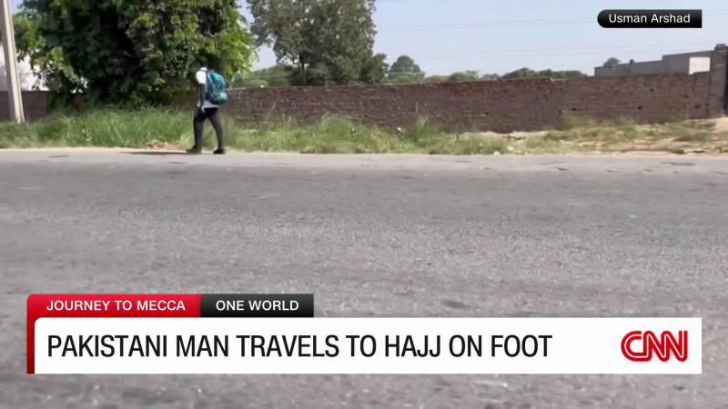 Man walks over 5,400km for religious pilgrimage  | CNN