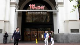 Pedestrians walk by a the Westfield San Francisco Centre on June 14, 2023 in San Francisco, California. San Francisco's downtown continues to struggle with keeping retail and commercial properties rented following the COVID-19 pandemic, and lags behind all major cities in the U.S. and Canada. Westfield has stopped making payments on a $558 million loan for their mall at 865 Market St. weeks after their anchor tenant Nordstrom announced plans to pull out of the mall. Downtown San Francisco has an estimated 18.4 million square feet of available real estate. 