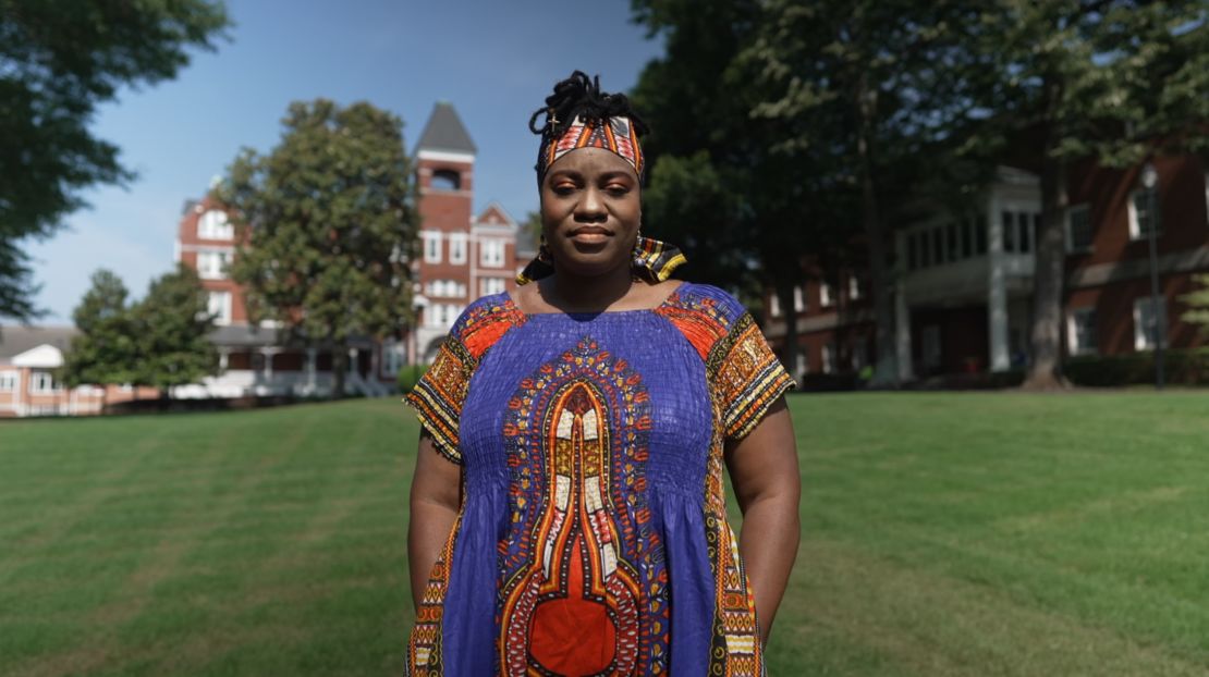 Muhsinah Morris at Morehouse College campus in Atlanta, Georgia (for The Next Frontier).