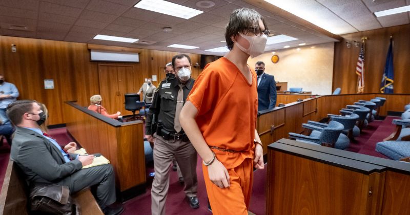 Michigan School Shooting Teenager Ethan Crumbley Faces Life Sentence