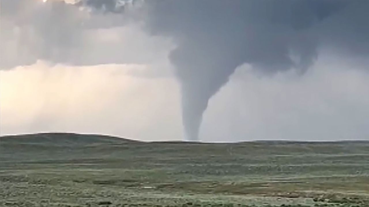 A tornado touched down in northeast Wyoming Friday and tore through the North Antelope Rochelle Mine in Campbell County, officials said. 