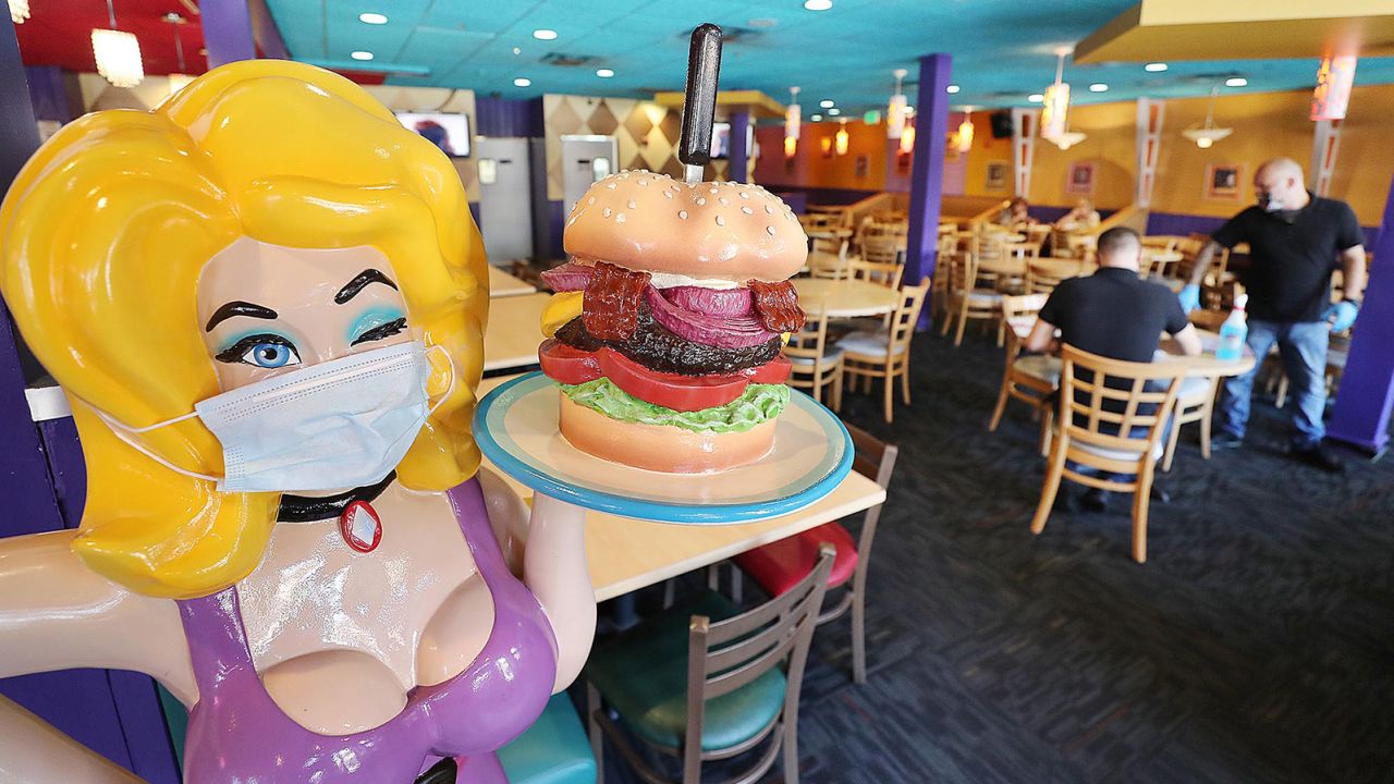 Hamburger Mary's Orlando on July 29, 2020, during the coronavirus pandemic. 