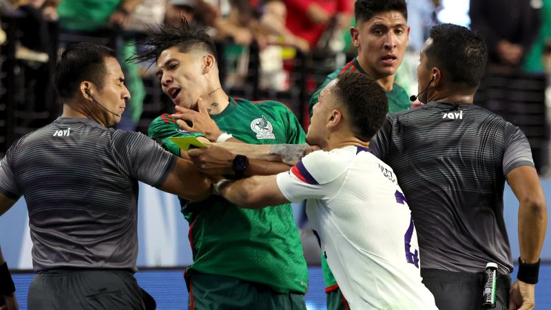 Four players suspended after hostile soccer game between USA and Mexico