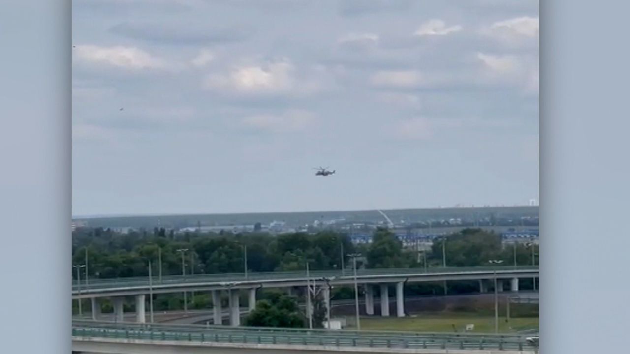 Helicopter fired at Russia 2