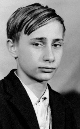 Putin grew up in a communal apartment shared by three families.