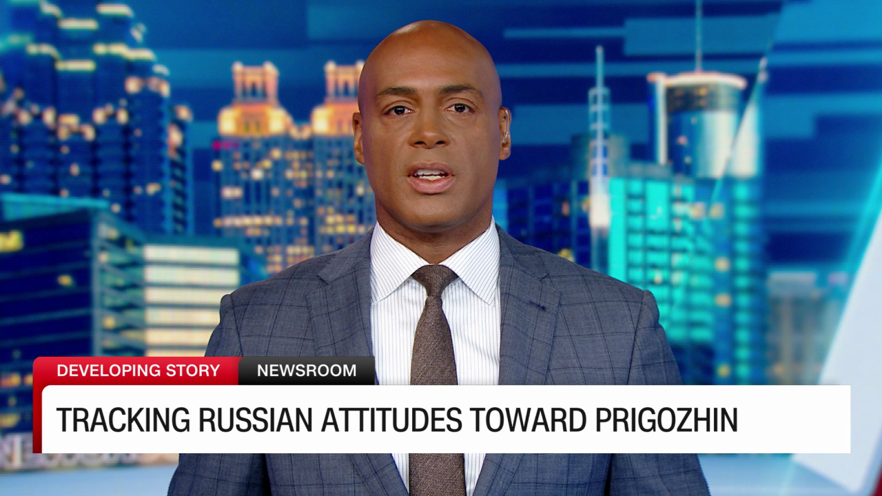 Using social media to track public support for Prigozhin, Putin CNN