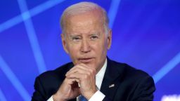 President Joe Biden meets with AI experts and researchers at the Fairmont Hotel in San Francisco, Calif., on Tuesday, June 20, 2023. 