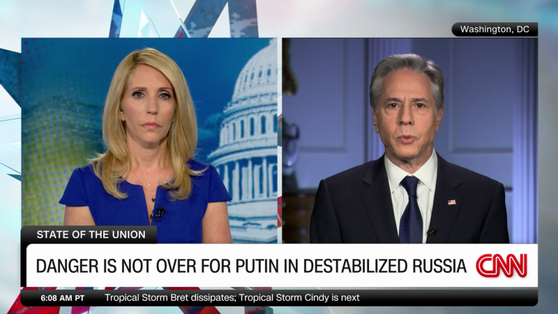 Full interview with Secretary Blinken after Russian revolt | CNN Politics