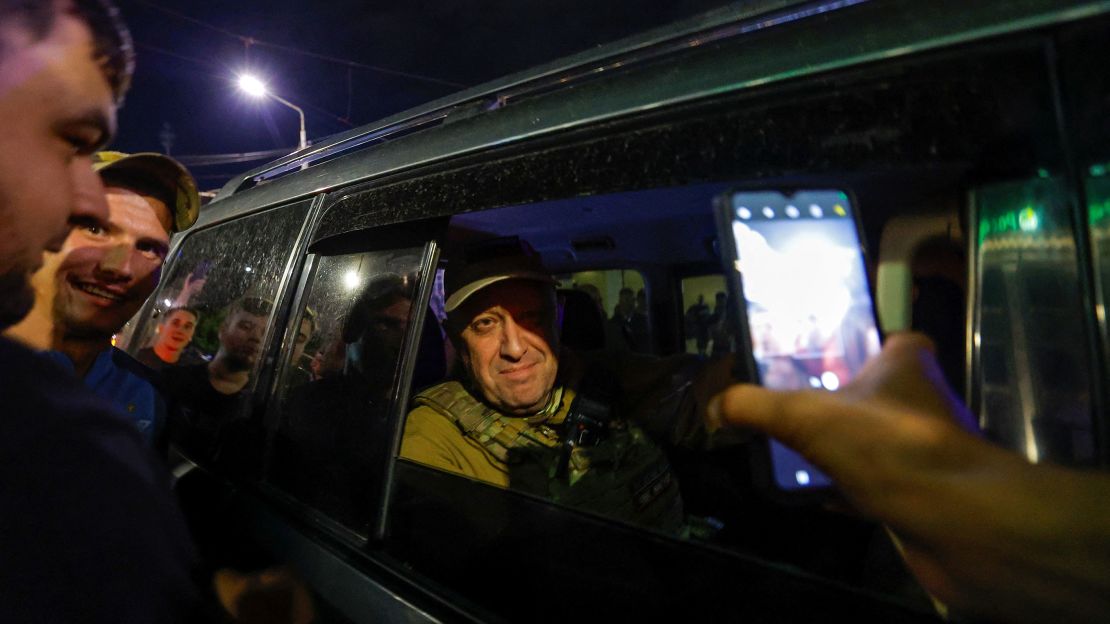 Prigozhin was applauded by civilians as he left Rostov-on-Don on June 24.