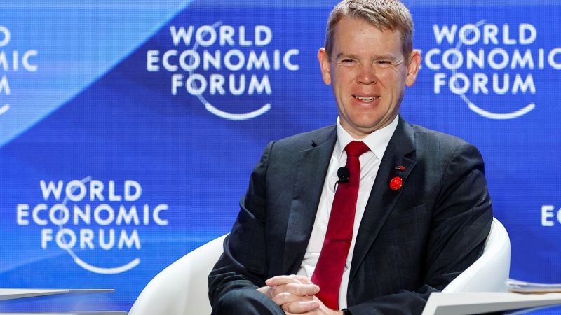 NextImg:New Zealand's leader Chris Hipkins under fire from opposition over backup plane for overseas trip | CNN
