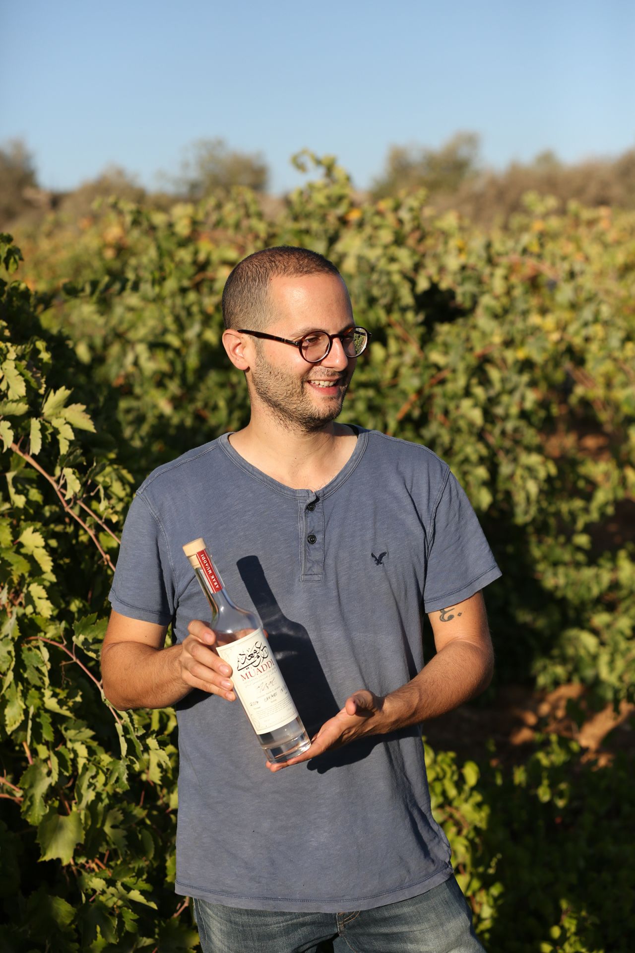 The Middle East has "a very rich history of making wine and spirits, and it's about time that we share it with the world," says Nader Muaddi.