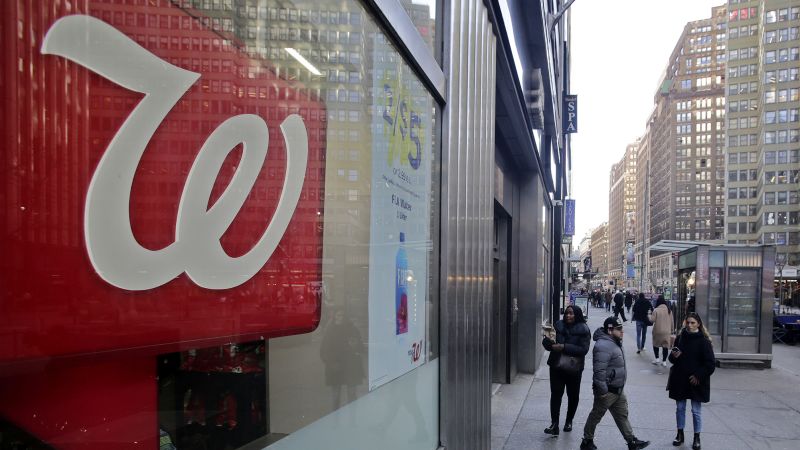 NextImg:Walgreens profit tumbles, slashes guidance amid significant drop in Covid vaccine demand | CNN Business