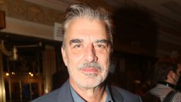 Chris Noth poses at the opening night of the new one man show starring Gabriel Byrne based on his memoir "Walking with Ghosts" on Broadway at The Music Box Theatre on October 27, 2022 in New York City. 