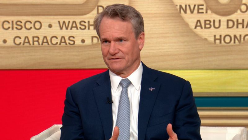 Bank of America CEO predicts mild recession ahead for U.S. | CNN Business