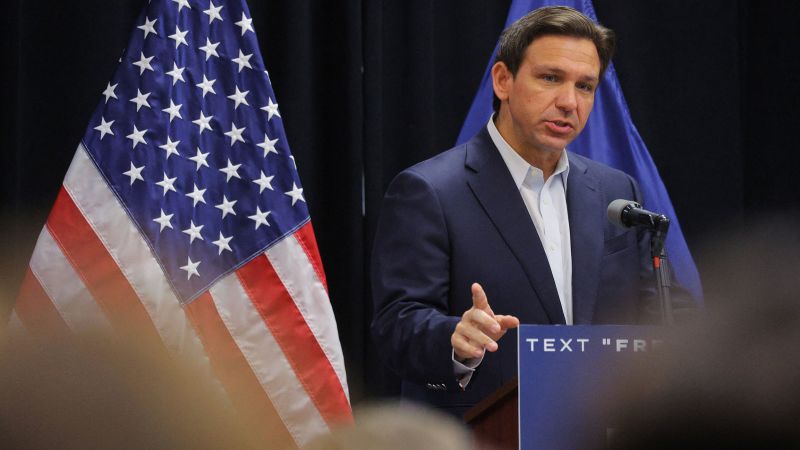 Ron DeSantis voted for the First Step Act and hailed its 'successes.' He now calls it 'the jailbreak bill' | CNN Politics
