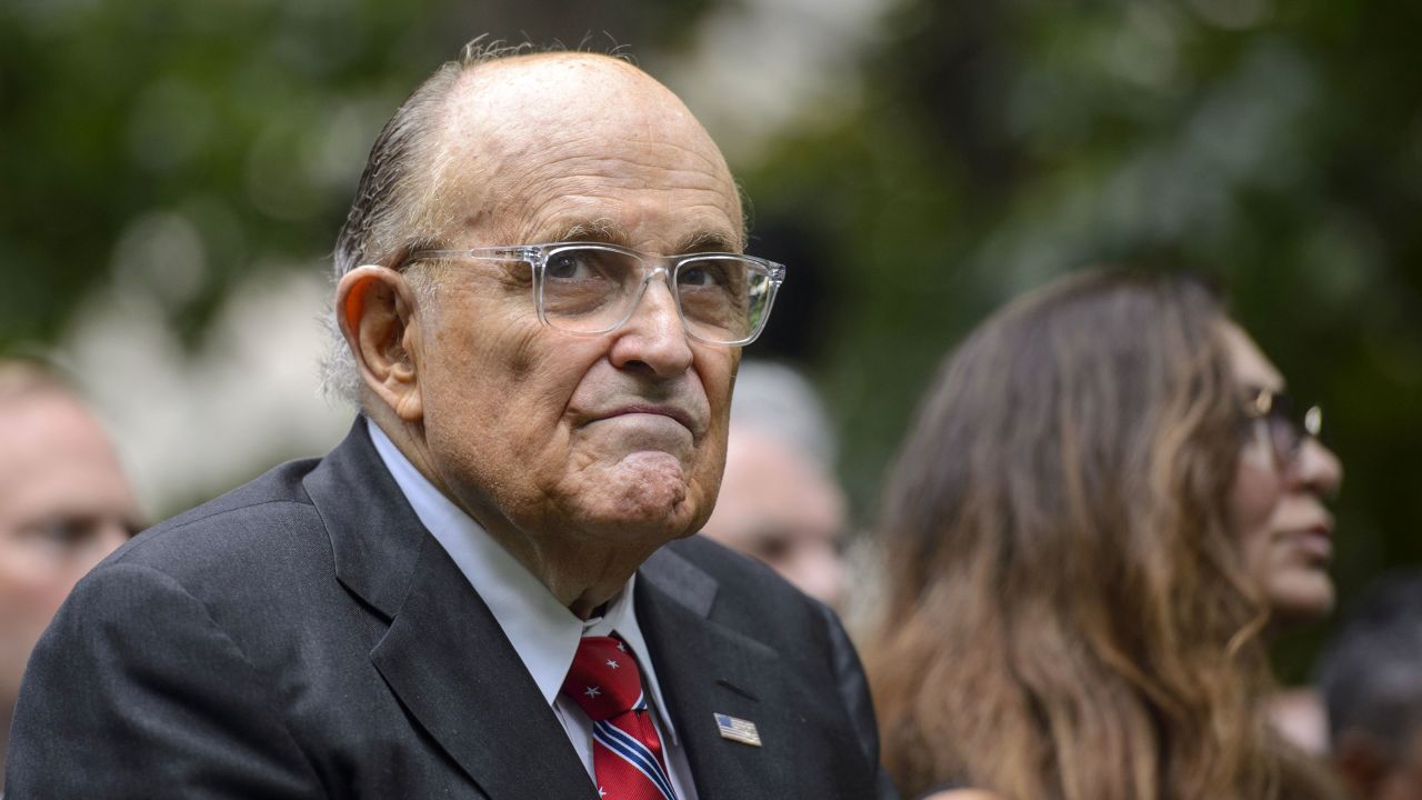 Rudy Giuliani, former mayor of New York, in September 2022.