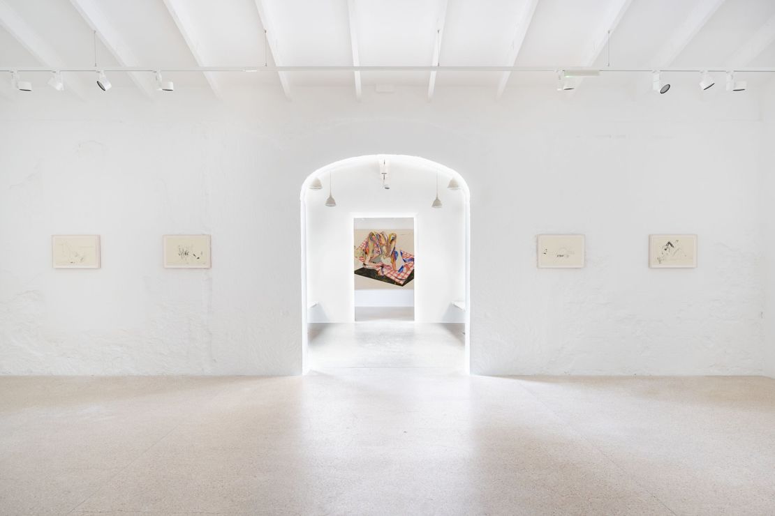 Installation view, 'Christina Quarles. Come In From An Endless Place,' Hauser & Wirth Menorca
17 June -- 29 October 2023