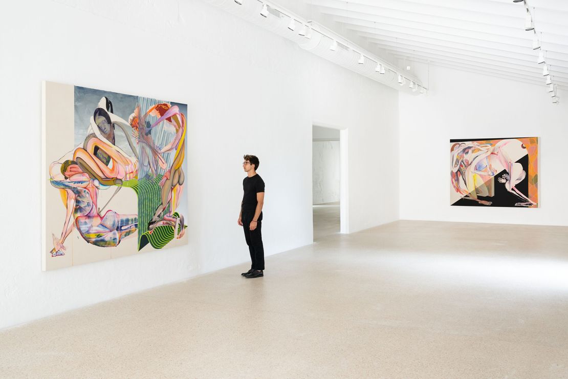 Installation view, 'Christina Quarles. Come In From An Endless Place,' Hauser & Wirth Menorca
17 June -- 29 October 2023