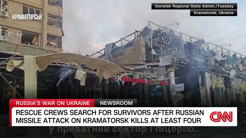Video: Russian missiles strike eastern Ukraine | CNN