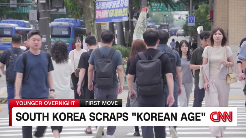 Millions of South Koreans get younger | CNN