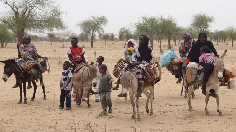 NextImg:Desperate scenes as nearly 2.5 million people displaced by war in Sudan | CNN