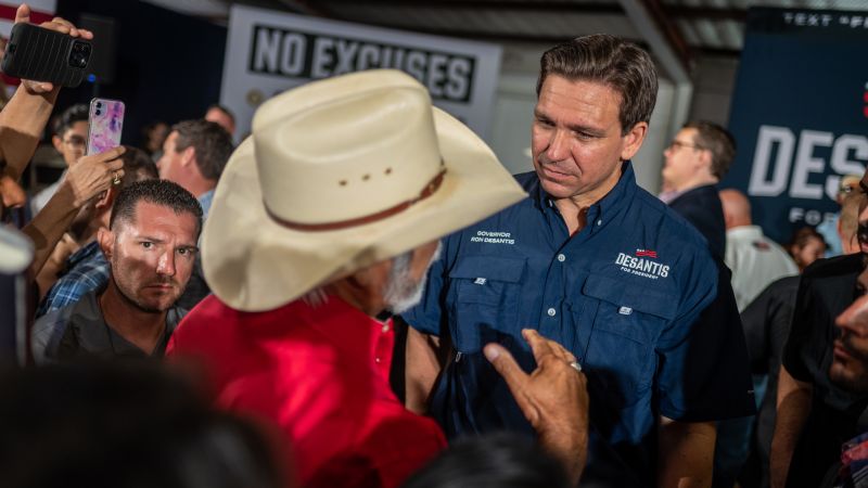 NextImg:How DeSantis says he can outdo Trump on the border | CNN Politics